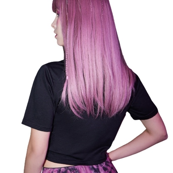 Angel Wings Biker Punk Cropped Top Tee Tank Shirt Short Sleeve Cotton NIP - Picture 7 of 11